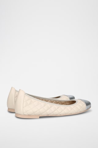 Ballerines en cuir - Beige