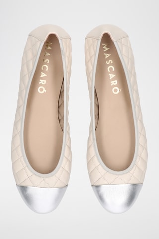 Ballerines en cuir - Beige