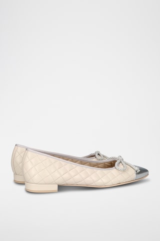 Ballerines en cuir - Beige