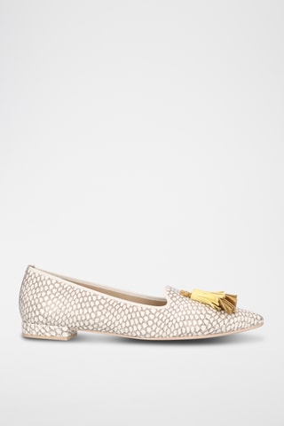 Slippers en cuir - Beige