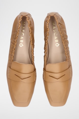 Mocassins en cuir - Camel