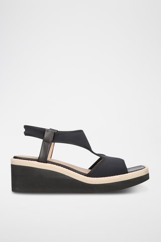 Sandales compensées - Noir