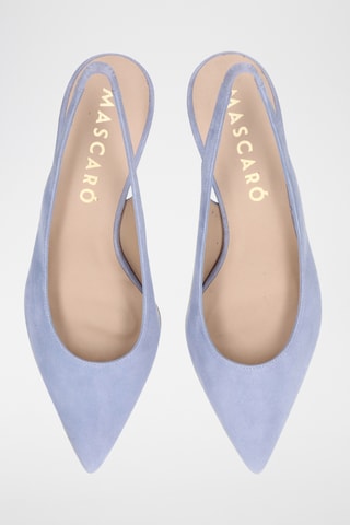 Escarpins en cuir - Bleu clair