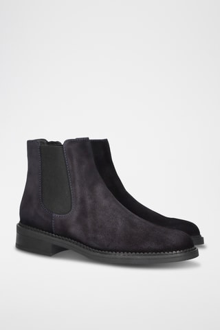 Bottines Chelsea en cuir - Noir