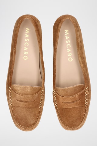Mocassins en nubuck - Camel