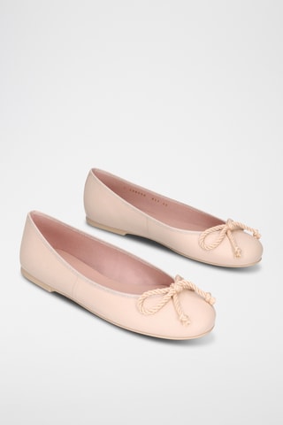 Ballerines en cuir - Beige