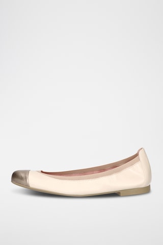 Ballerines en cuir - Beige