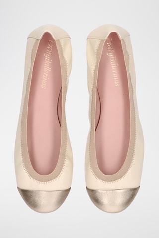 Ballerines en cuir - Beige