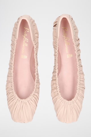 Ballerines en cuir - Beige