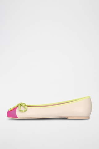 Ballerines en cuir - Beige