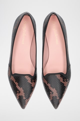 Slippers en cuir - Noir