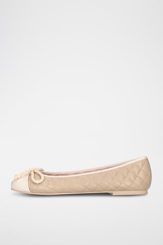 Ballerines en cuir - Beige