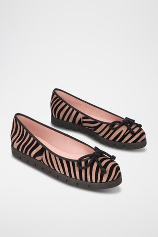 Ballerines en cuir - Rose