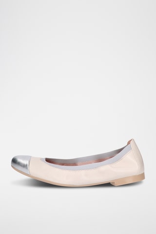 Ballerines en cuir - Beige