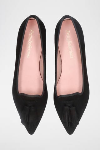 Slippers en nubuck - Noir