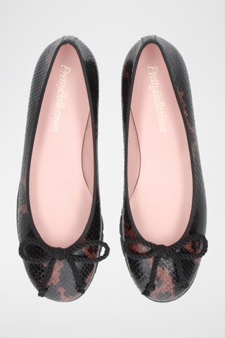Ballerines en cuir - Noir
