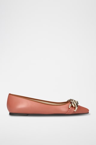 Ballerines en cuir - Rose