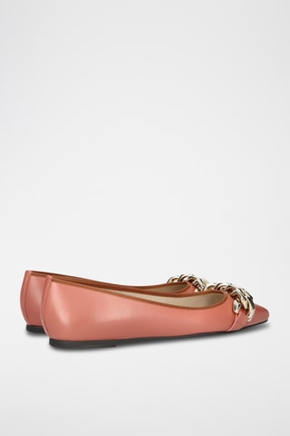 Ballerines en cuir - Rose