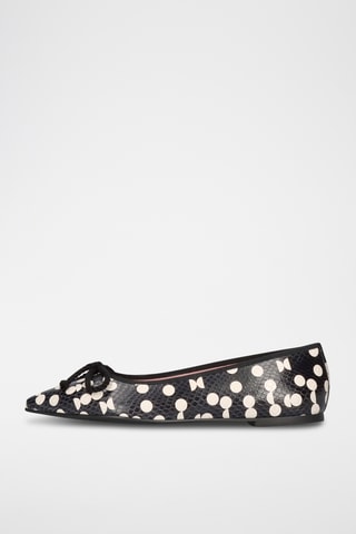 Ballerines en cuir - Noir