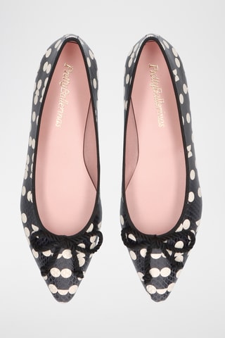 Ballerines en cuir - Noir