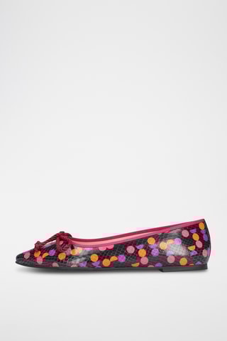 Ballerines en cuir - Noir