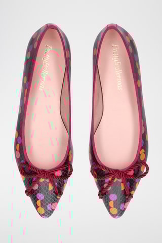 Ballerines en cuir - Noir