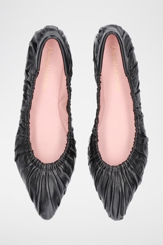 Ballerines en cuir - Noir