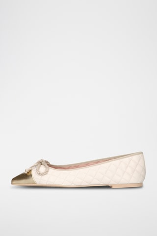 Ballerines en cuir - Blanc