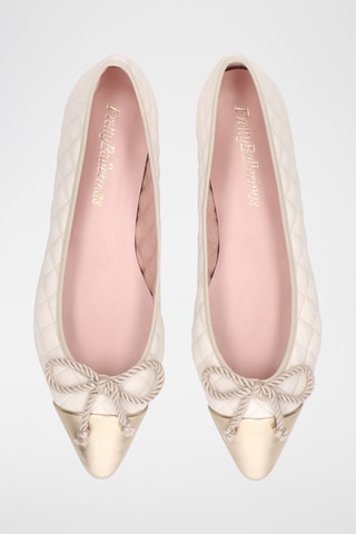Ballerines en cuir - Blanc