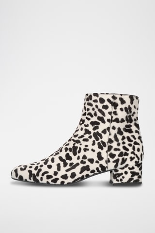 Bottines en cuir - Blanc