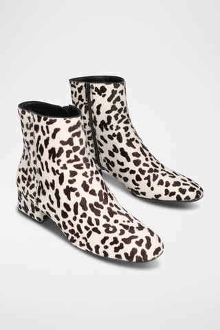 Bottines en cuir - Blanc
