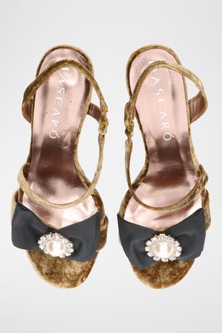 Sandales à talons - Doré