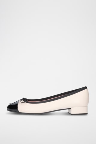 Ballerines en cuir - Blanc