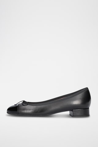 Ballerines en cuir - Noir