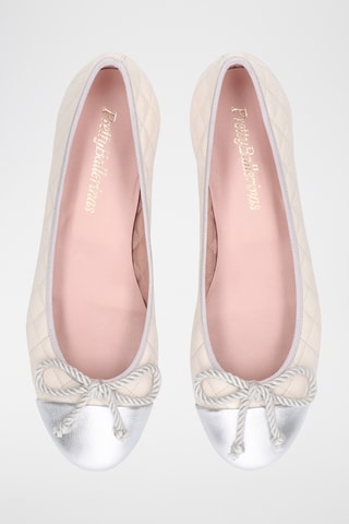 Ballerines en cuir - Blanc