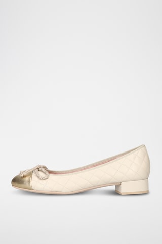 Ballerines en cuir - Beige
