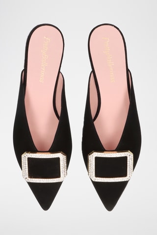 Babouches en nubuck - Noir