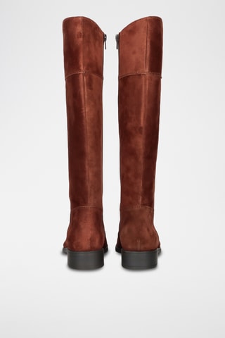 Bottes en nubuck - Marron