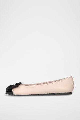 Ballerines en cuir - Beige