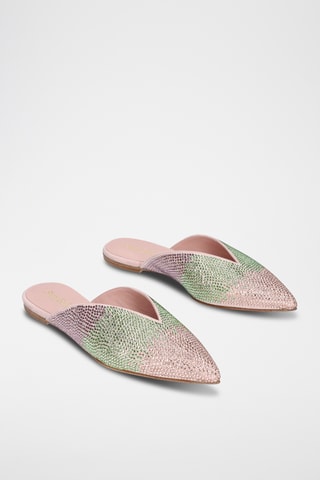 Mules en cuir - Rose