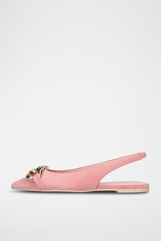 Ballerines en nubuck - Rose