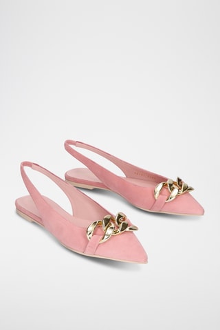 Ballerines en nubuck - Rose
