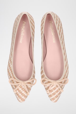 Ballerines en cuir - Beige