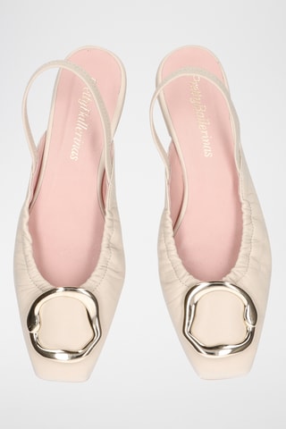 Ballerines en cuir - Beige