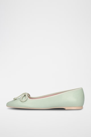 Ballerines en cuir - Vert