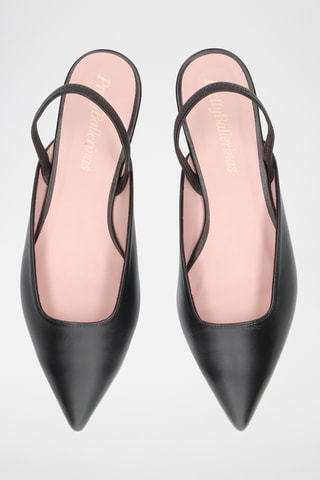 Ballerines en cuir - Noir