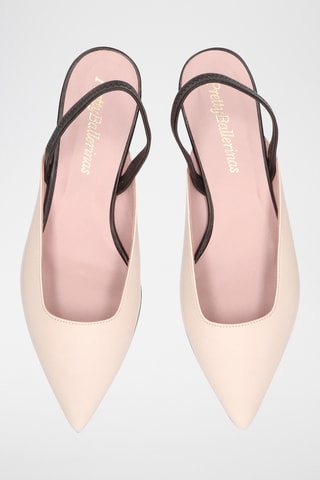 Ballerines en cuir - Beige