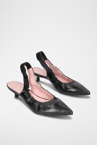 Escarpins en cuir - Noir