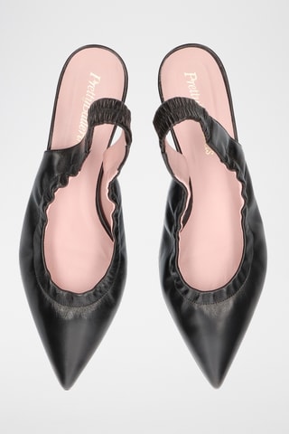 Escarpins en cuir - Noir