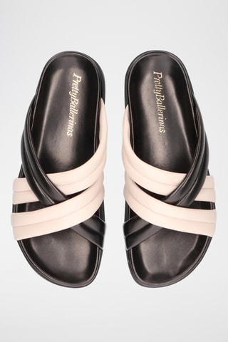 Mules en cuir - Noir